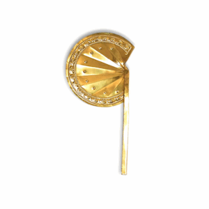 Bengali Designed Brass Hand Pakha - Brass Hath Pakha - Hath Pakha