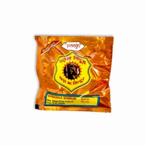 Poojn Branded Baramaa Sindur - Poojn Special Boromaa Sindur - Red Colour Economy Pack
