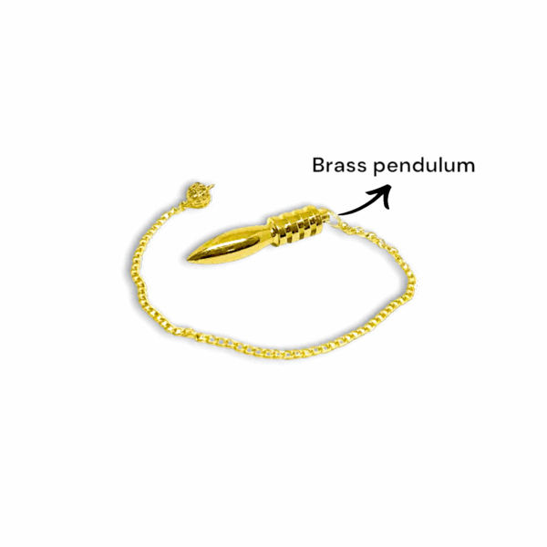 Vastu Vardan Brown Dosing Board - Acrylic Divination Dosing Board - Metaphysical Messagerd with Brass Pendulum - Image 3