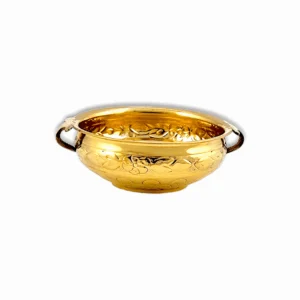 Brass Design Urli Bowl for Pooja - Pooja  Bowl