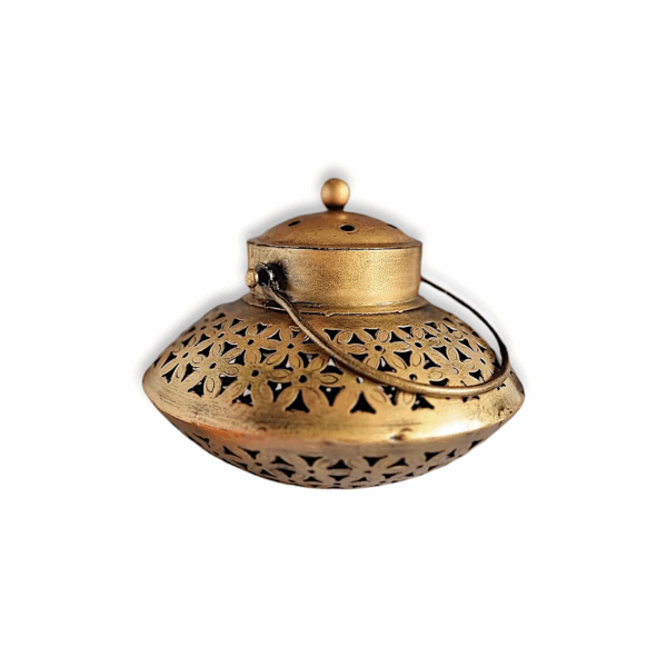 Pure Iron Degchi Dhoop Dhani and T light Candle Holder - Image 2