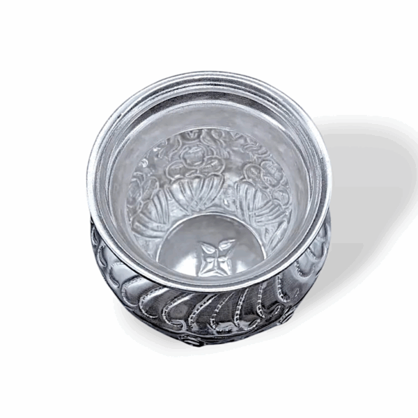 Asta Lakshmi Chambu Made of German Silver Plating Puja Articles - for Pooja Purpose, Rituals, Decoratives Item - Image 2
