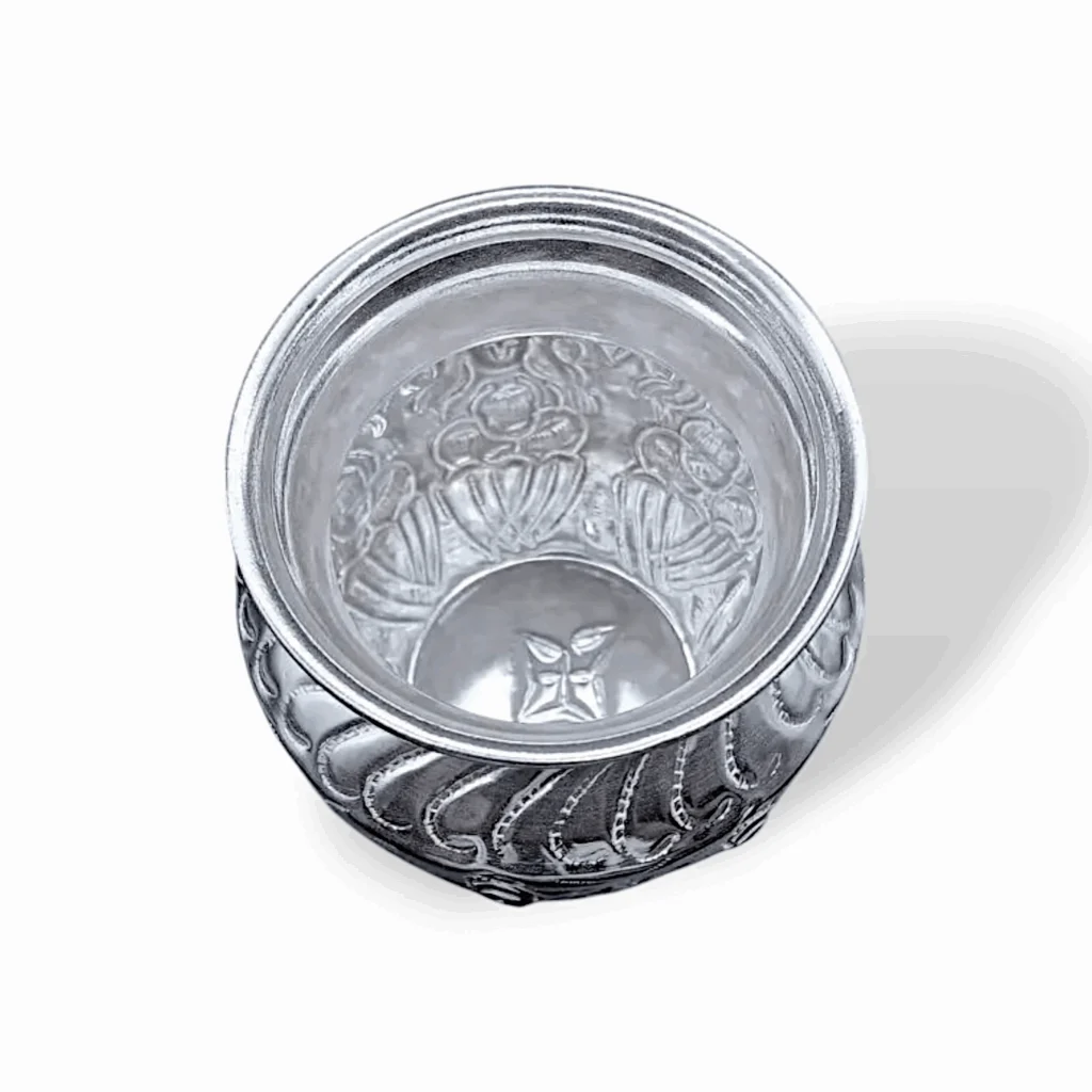 Asta Lakshmi Chambu Made of German Silver Plating Puja Articles - for Pooja Purpose, Rituals, Decoratives Item - Image 2
