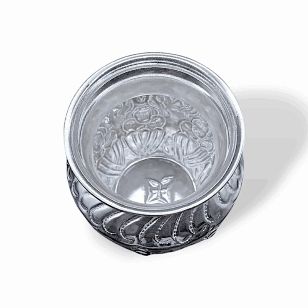 Asta Lakshmi Chambu Made of German Silver Plating Puja Articles - for Pooja Purpose, Rituals, Decoratives Item - Image 2