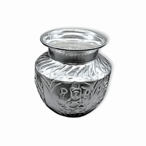 Asta Lakshmi Chambu Made of German Silver Plating Puja Articles - for Pooja Purpose, Rituals, Decoratives Item