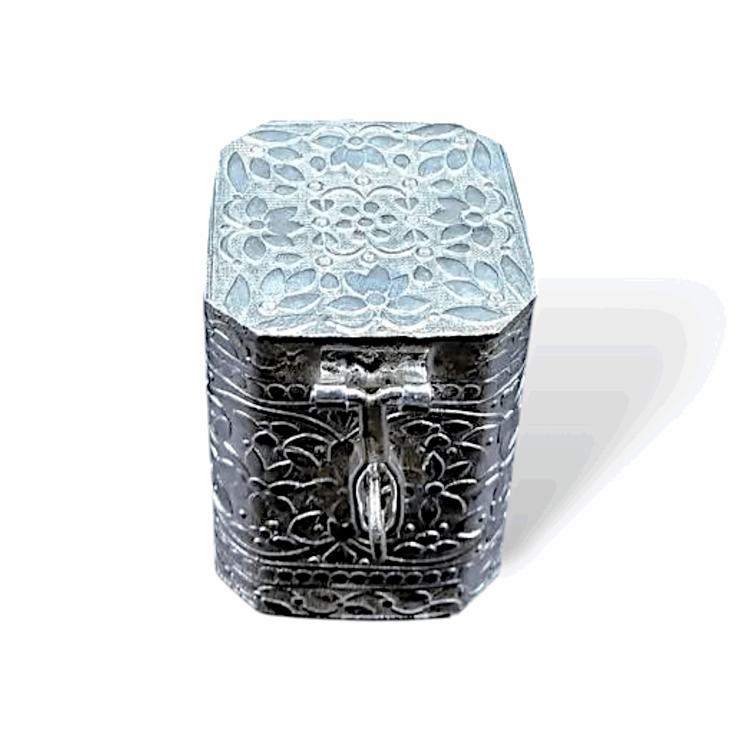 Kumkum Bharani Made of German Silver - for Pooja, Traditional Decoretive Item