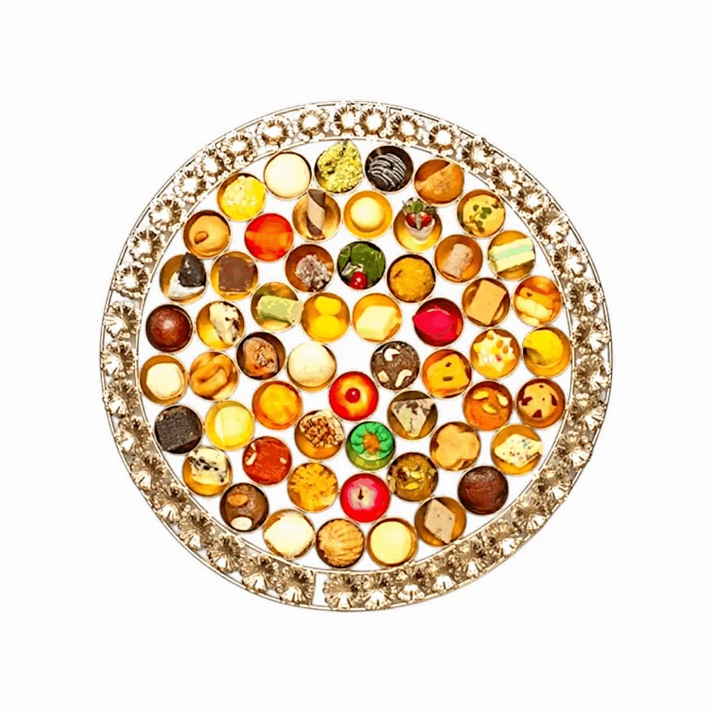 Traditional Pooja Thali for 56 Bhog - 56 Bhog Thali - Bhog Thali