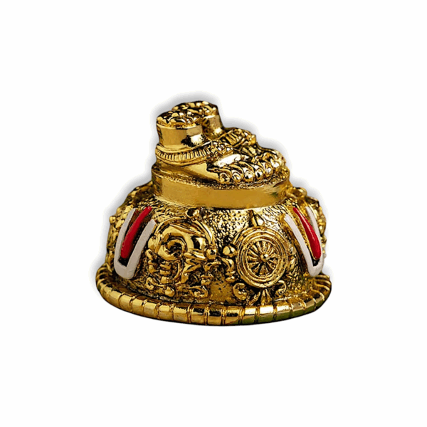 Lord Balaji Charan Paduka with Shanku & Chakra Namam - Lord Venkateswara Feet Idol for Car Dashboard, Pooja Room, Home Decor & Office Desk - Venkateshwara Swamy Murti - Image 3