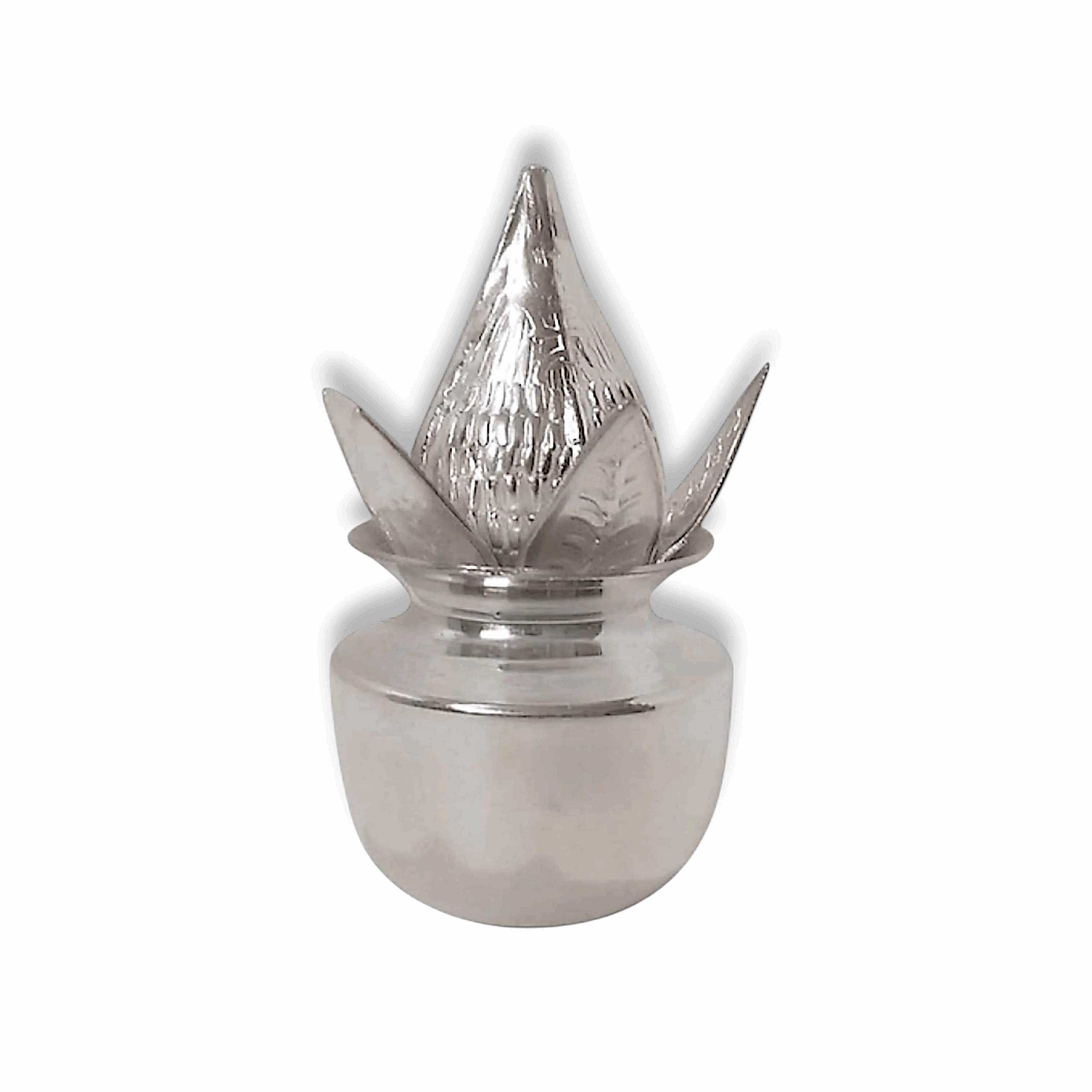 Small Kalasha, Gift - Made By German Silver -for Pooja - Size - 5 cm Height