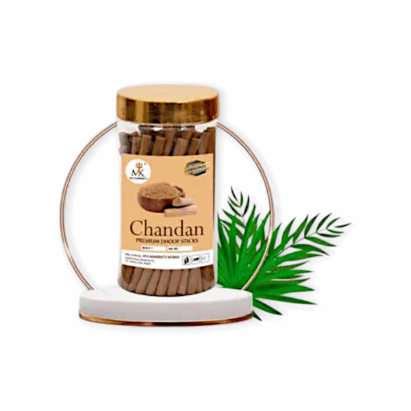 Premium Rose, Chandan, Mogra Dry Incence Dhup Stick Agarbatti - 3X100g = 300g - Image 3