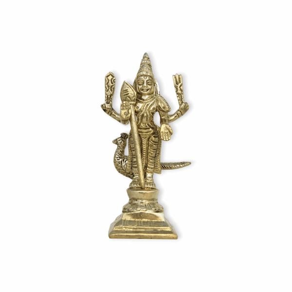 Murugan Lord Kartikeya Murti - Murugan Idols & Figurines - 150gm