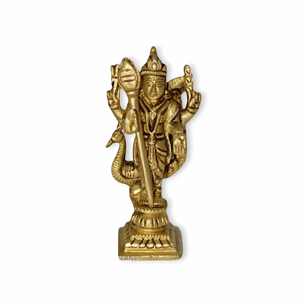Murugan Lord Kartikeya Murti - Murugan Idols & Figurines - 150gm - Image 2