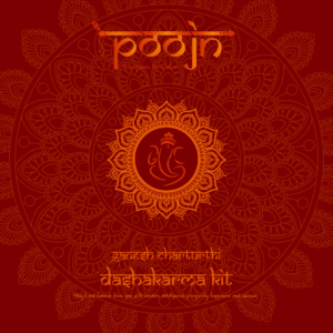 Ganesh Puja (Ganesh Chaturthi) Dashakarma Kit- ( For Murti Puja )