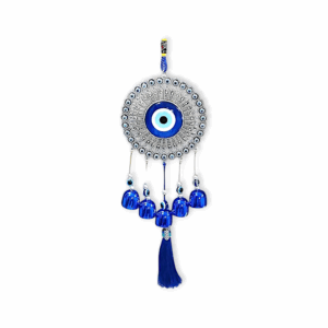 Culture Kart Wind Chimes for Home Positive Energy - Evil Eye Hanging for Home, Evil Eye Home Decor Items, Hanging Decorative Items for Home - 34 cm