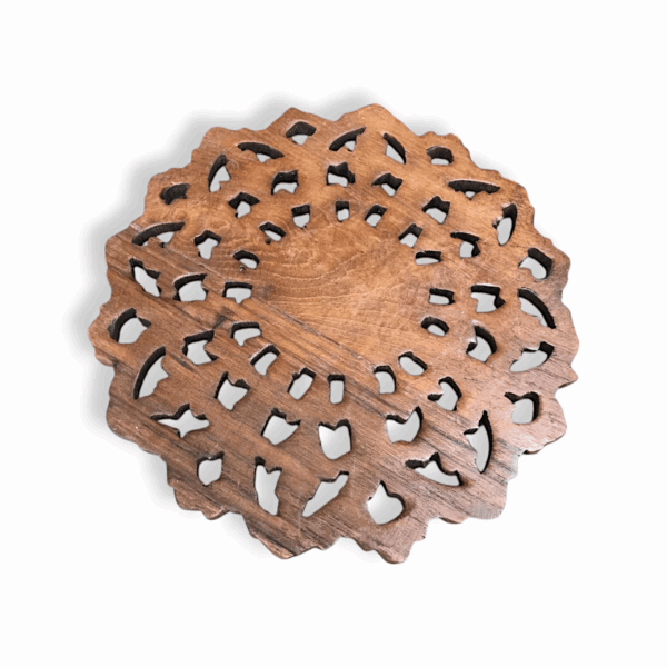Wooden Wall Panel - Room Decor, Living Room Decor - Brown Colour Wall Decoration Item - Image 3