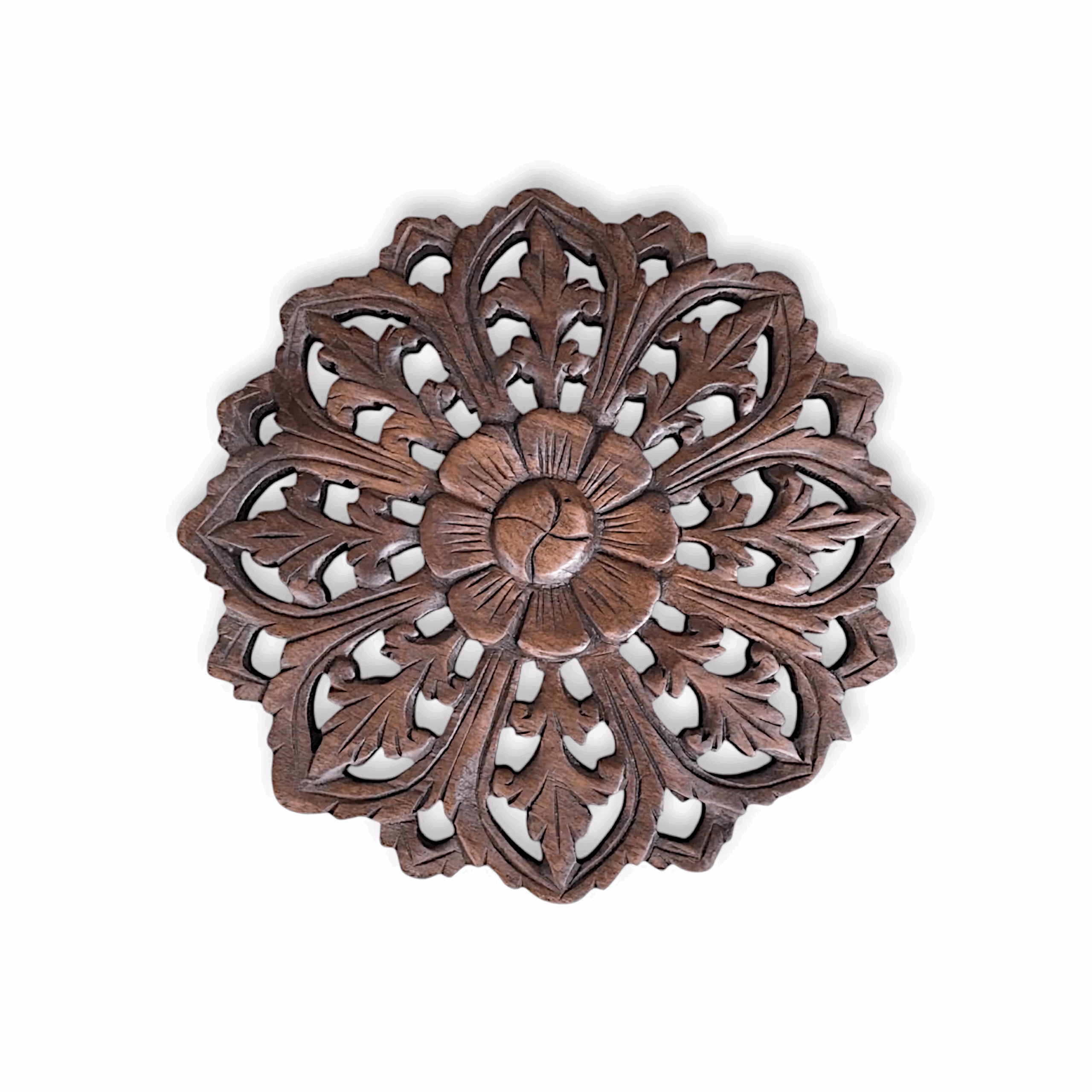 Wooden Wall Panel - Room Decor, Living Room Decor - Brown Colour Wall Decoration Item