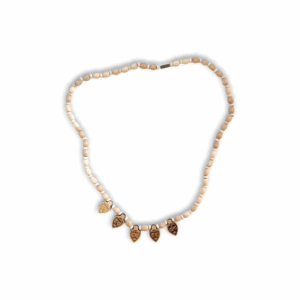 100% Original Tulsi Kather Mala - Handmade Wooden Tulsi Kather Mala With 5 Radha Krishna Locket -  Single Piece