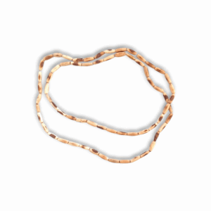 100% Original Tulsi Kather Mala - Handmade Wooden Tulsi Mala 2 Round - Single Piece