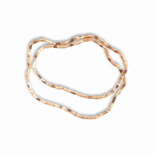 100% Original Tulsi Kather Mala - Handmade Wooden Tulsi Mala 2 Round - Single Piece