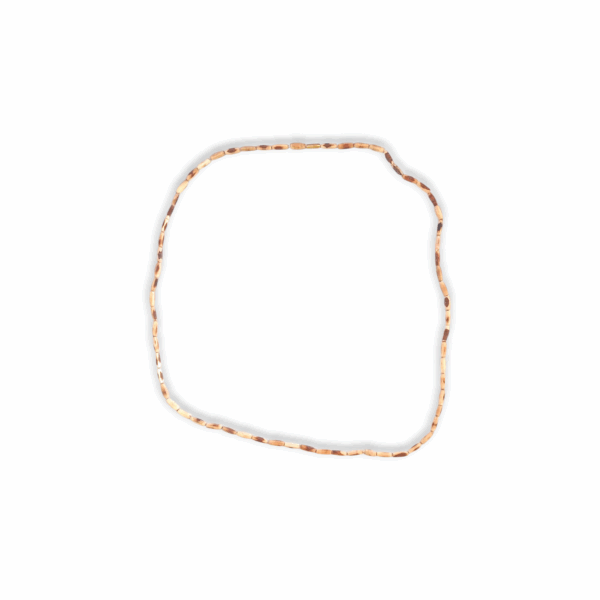 100% Original Tulsi Kather Mala - Handmade Wooden Tulsi Mala 2 Round - Single Piece - Image 2