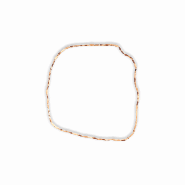 100% Original Tulsi Kather Mala - Handmade Wooden Tulsi Mala 2 Round - Single Piece - Image 2