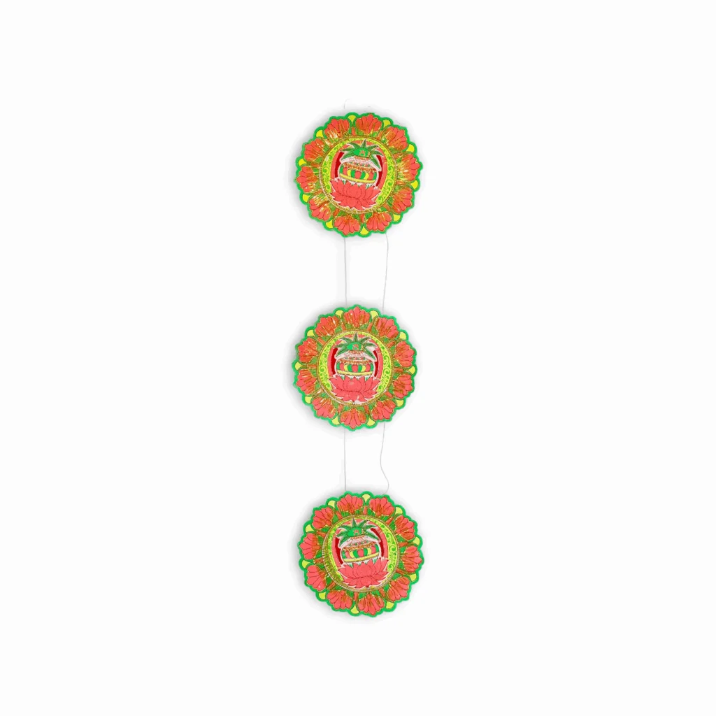 Chand Mala - "চাঁদ মালা" - Accessory to Hang from The Deity's Hands 8.5 inch - Paper