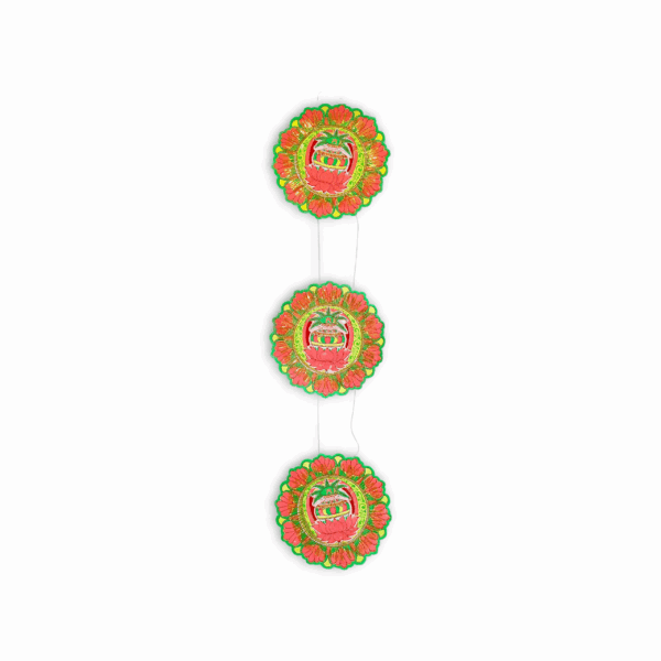 Chand Mala - "চাঁদ মালা" - Accessory to Hang from The Deity's Hands 8.5 inch - Paper
