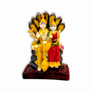 Lakshmi Narayan Statue - Marble Dust Lakshmi Narayan Statue - For Pooja, Room Decoration, Gift, Idol & Showpiece 6 inch