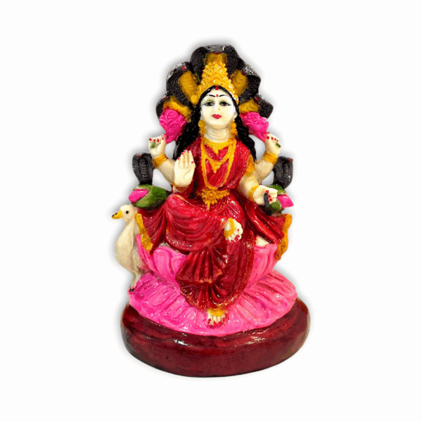 Maa Manasha Statue - Marble Dust Maa Manasha Murti - Hand Crafted Decorative Showpiece 9 inch