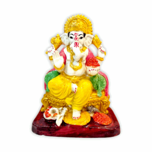 Ganesh Statue - Marble Dust Ganesh Statue - Hand Crafted Decorative Showpiece