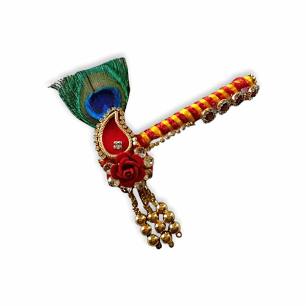 Laddu Gopal Bansuri - Flute - Kanhiya Bansuri - Laddu Gopal Bansuri Set 3 Pieces - Image 3