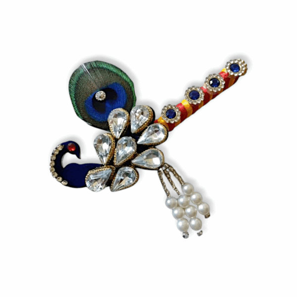 Laddu Gopal Bansuri - Flute - Kanhiya Bansuri - Laddu Gopal Bansuri Set 3 Pieces - Image 2
