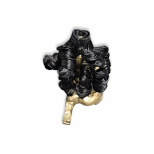 Laddu Gopal Hair - Curly Hair For Laddu Gopal - Pack of 1 Size 2 no