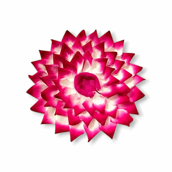 0 No Laddu Gopal Dress With Pagdi - Krishna Dress - Light Pink Rose Laddu Gopal Dress - for 0 no Laddu Gopal - Image 4