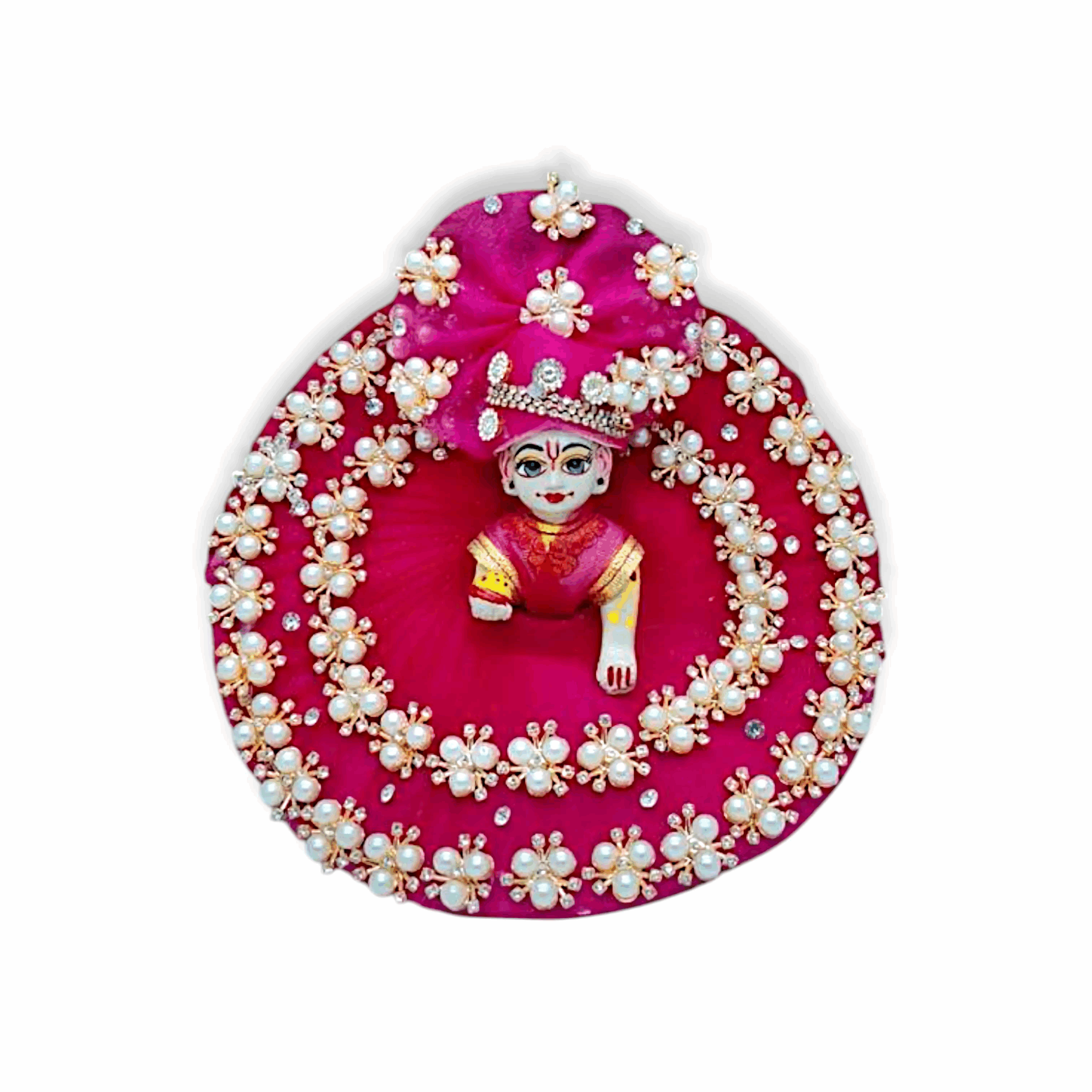 Fancy Design Laddu Gopal Dress - Krishna Dress with beautiful Pagdi - Janmastami Special Dress for Laddu Gopal