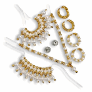 Laddu Gopal Mala Set - Idol Mala - Shringer For God Krishna - Laddu Gopal Shringer - Free Size