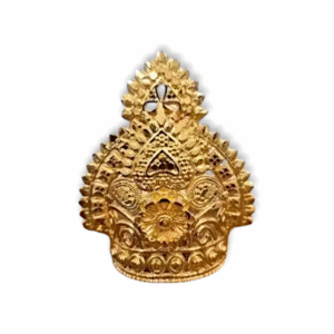 Laddu Gopal Crown - God Crown - God Jewellery - Gold Polish Mukut for 1 no Laddu Gopal