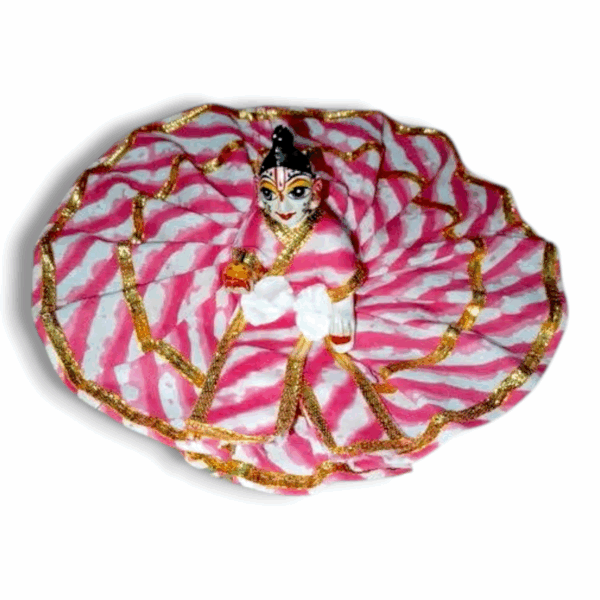 2,3 No Laddu Gopal Pure Cotton Dress - Combo Of 5 - Size - 2,3 - Laddu gopal Dress - Kanha Ji Special Summer Dress - Image 3