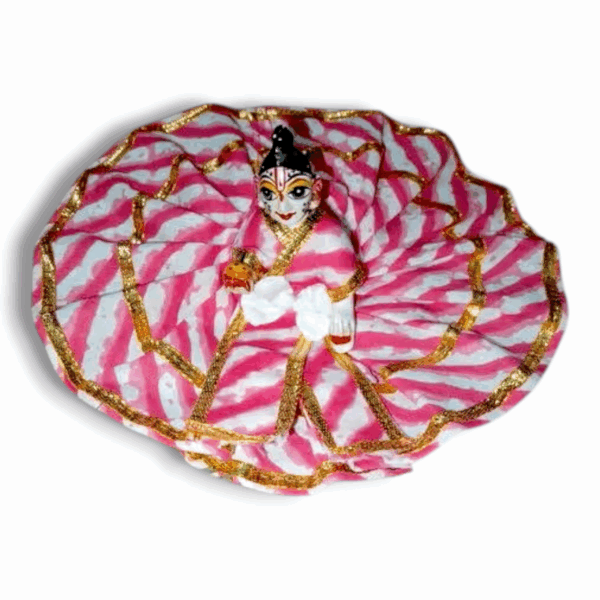 2,3 No Laddu Gopal Pure Cotton Dress - Combo Of 5 - Size - 2,3 - Laddu gopal Dress - Kanha Ji Special Summer Dress - Image 3