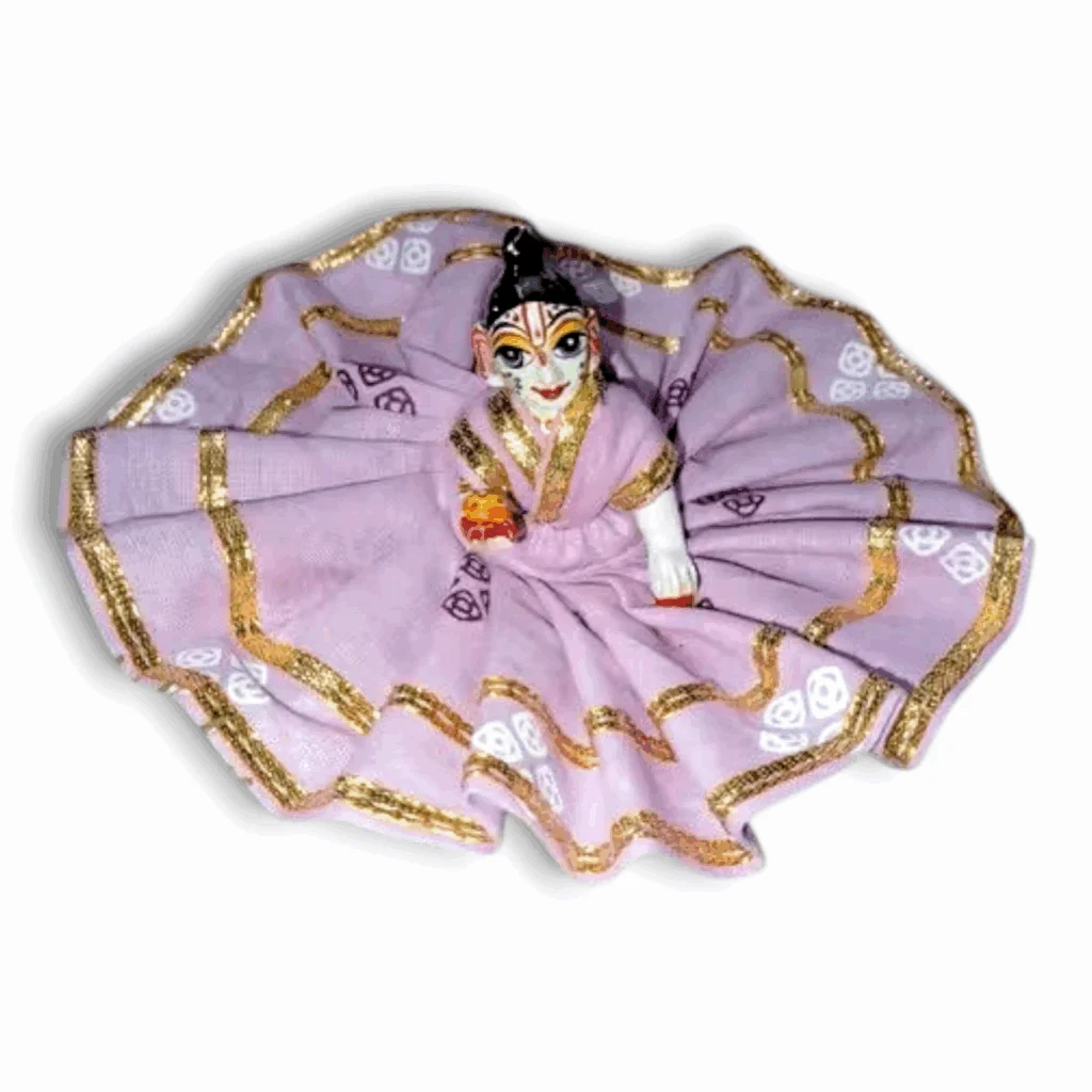2,3 No Laddu Gopal Pure Cotton Dress - Combo Of 5 - Size - 2,3 - Laddu gopal Dress - Kanha Ji Special Summer Dress - Image 2