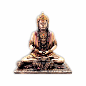Hanuman Ji Idol Statue -Bajrangbali Murti - Hanuman ji Meditiating Statue Strength God Bajrangbali Sculpture