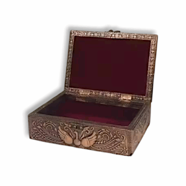Wooden Pooja Box - Handcrafted Wooden Pooja Box - Decorative Pooja Box - Image 2