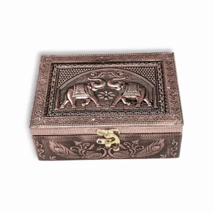 Wooden Pooja Box - Handcrafted Wooden Pooja Box - Decorative Pooja Box