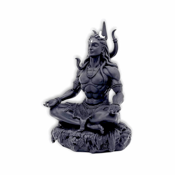 Mahayogi Shiva Murti - Statue of Adiyogi Shiva - Lord Shiva Meditating Idol Spiritual Statue - Image 4