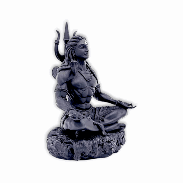 Mahayogi Shiva Murti - Statue of Adiyogi Shiva - Lord Shiva Meditating Idol Spiritual Statue - Image 3