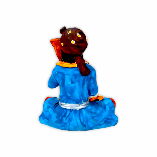 Traditional Rajasthani Man Playing Sitar Showpiece Statue - Showpiece For Home and Office Cabin Decorative Product Religious Statue Home Decor - Image 2