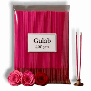 Long-Lasting Natural Premium Rose Agarbatti - 400 Gm - Meditation & Aromatherapy