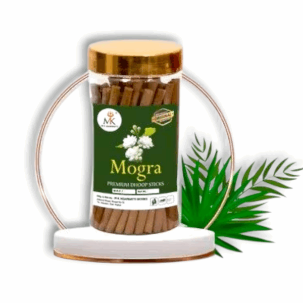 Premium Rose, Chandan, Mogra Dry Dhoop Incence Stick Agarbatti - Set Of 3 - 300 Gm - For Puja & Meditation & Aromatherapy - Image 3
