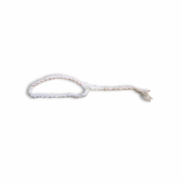White Cotton Janeu Thread - Cotton Janeu Sacred Brahmin Thread for Puja - Single Piece - Image 2
