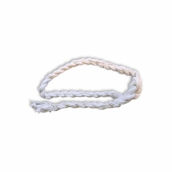 White Cotton Janeu Thread - Cotton Janeu Sacred Brahmin Thread for Puja - Single Piece